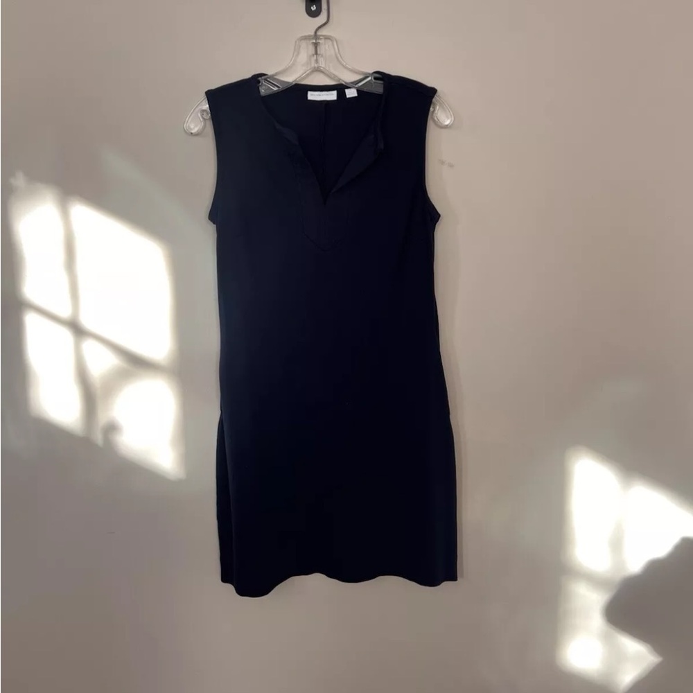 New York & Company Navy Sleeveless Dress